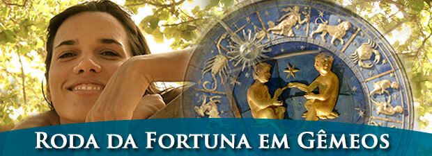 roda da fortuna em gêmeos