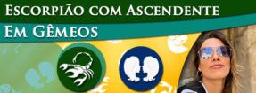 Escorpião com Ascendente em Gêmeos